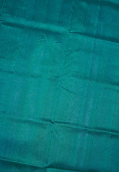Pure Silk Cotton Saree-Royal Blue in Tazhamboo Pattern