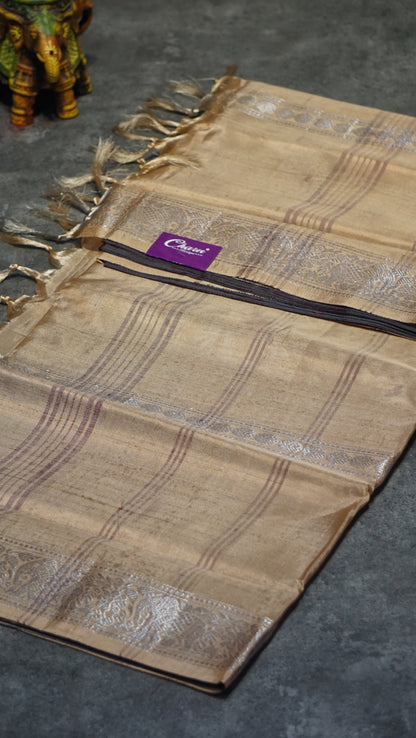Vazhai Naaru Pattu Saree Vanasigaram Wine to Cream