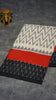 Pochampally Cotton double Ikkat Saree White - Grey thumbnail