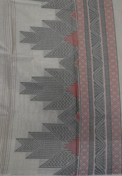 Cotton Saree-Beige in Thread Work