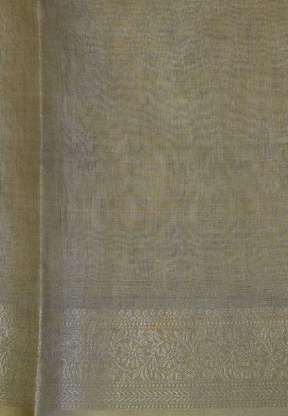 Tissue Kota Saree-Mehndi