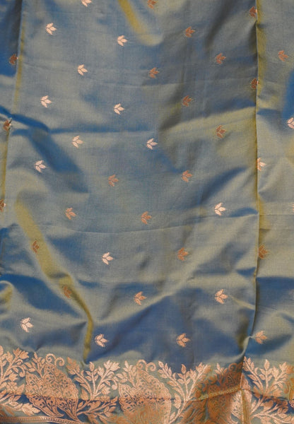 Semi Silk Saree-Golden Brown