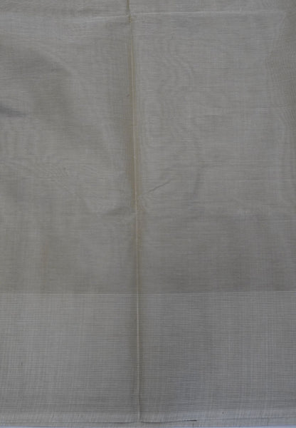 Cotton Saree-Beige in Thread Work