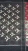 Pochampally Cotton double Ikkat Saree White - Pink thumbnail