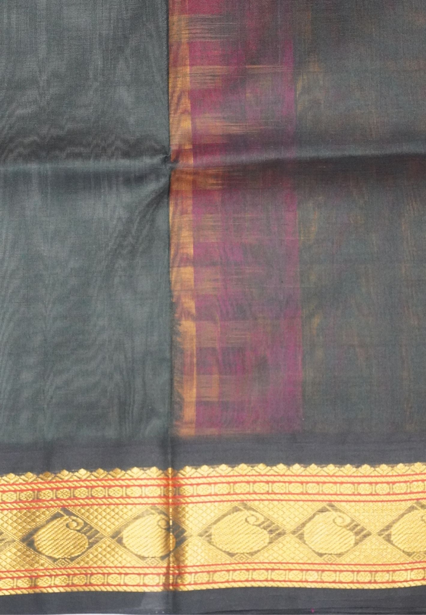 Pure Silk Cotton Saree- Palum Pazhamum Checks