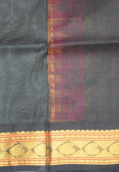 Pure Silk Cotton Saree- Palum Pazhamum Checks