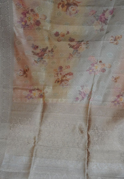 Banaras Saree-Light Peach