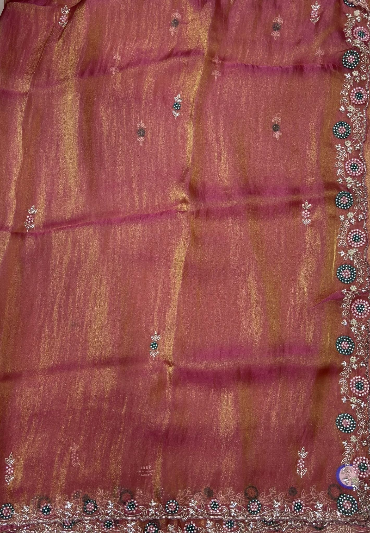 Designer Saree-Pink