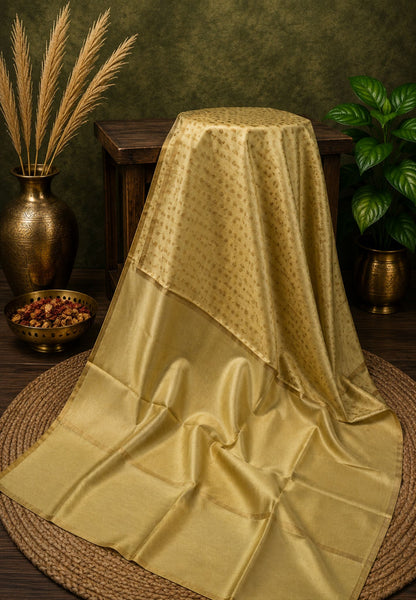 Tissue Silk Saree-Cream