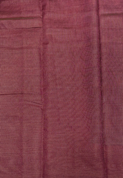 Semi Tussar Saree- Ramar in Traditional Floral Zari Stripe with Contrast Border