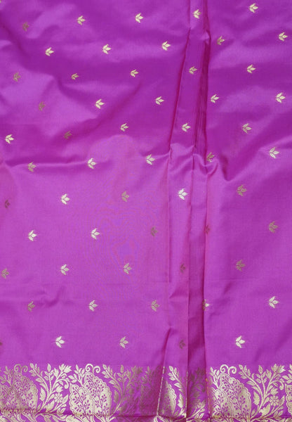 Semi Silk Saree-Purple