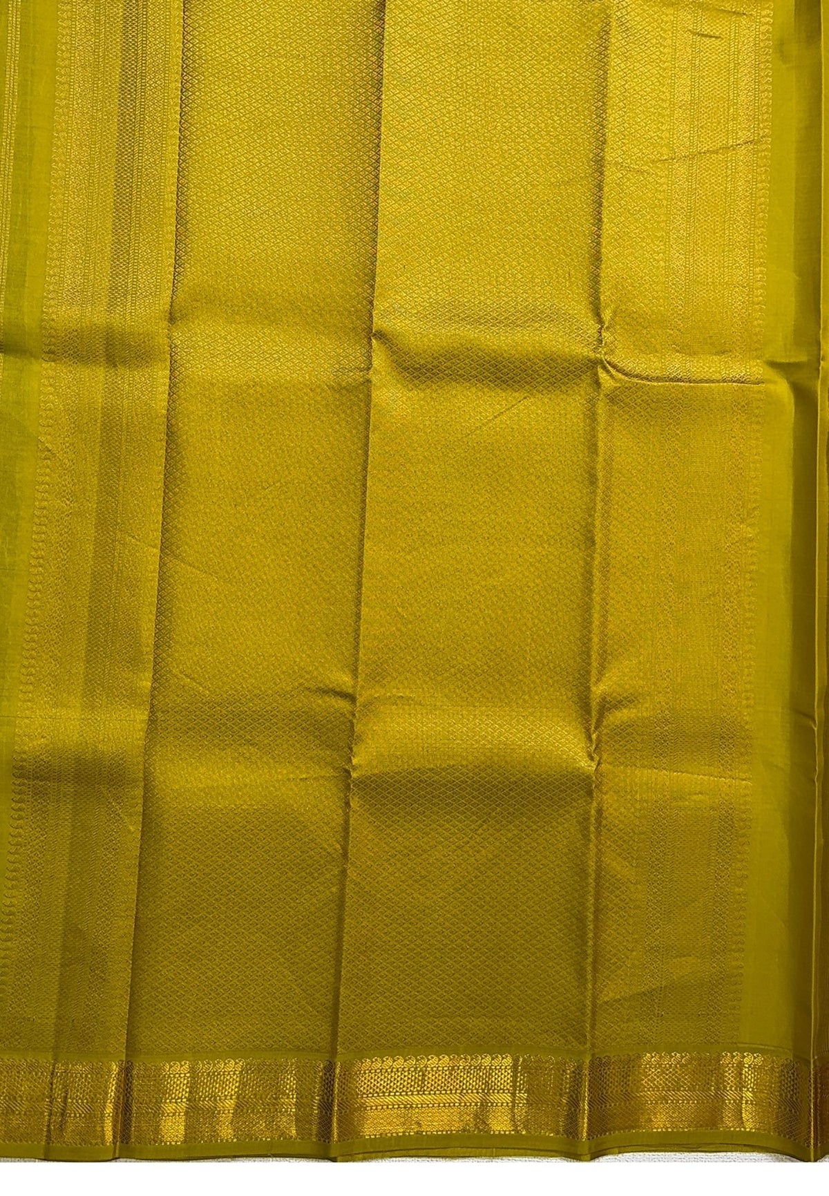 Akshayam-Pure Kanchipuram Saree Korvai Border-Peacock Blue