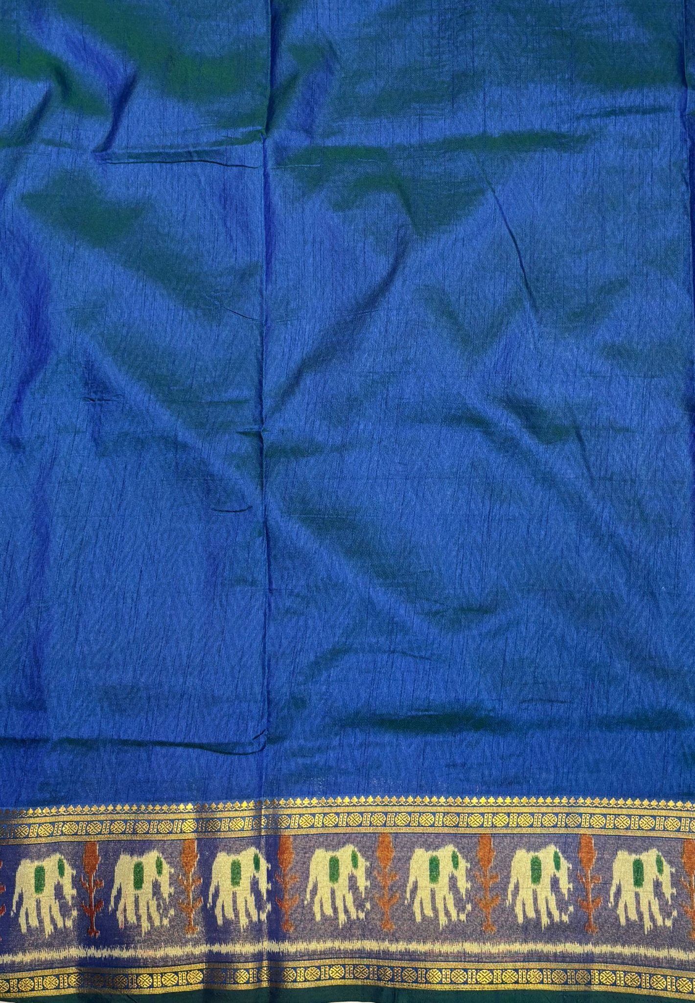 Semi Patola Saree –Green in Bandhini Pattern