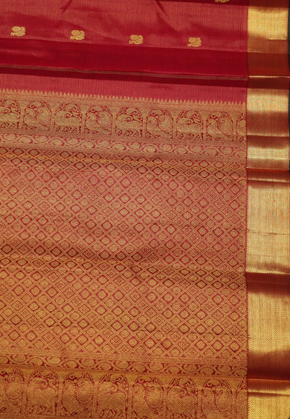 Pure Silk Saree - Vairaoosi Red