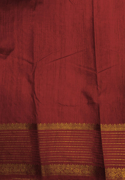 Raw Silk Saree-Lavender With Contrast Border