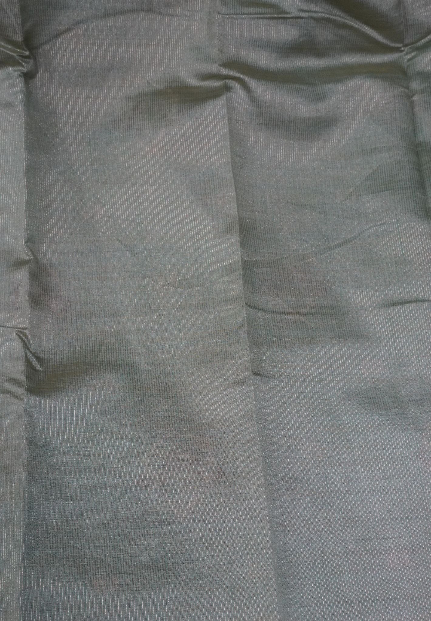 Semi Tussar Saree-Pista Green with Floral Zari Motif