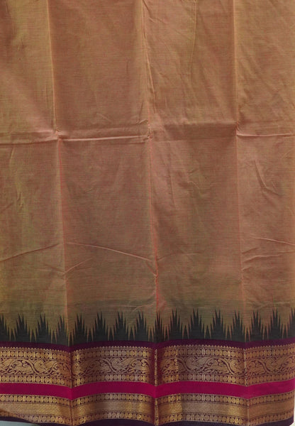 Chettinad Cotton Saree-Pinkish Green