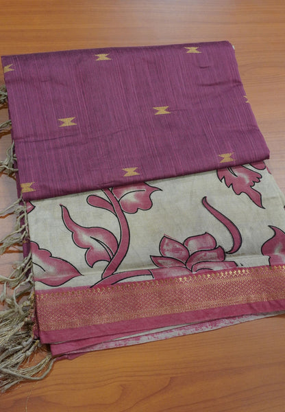 Unstitched Sawar Suit - Kalamkari Dupatta