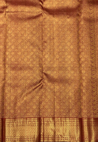 Pure Silk Saree – Red Checks with Arai madam Border