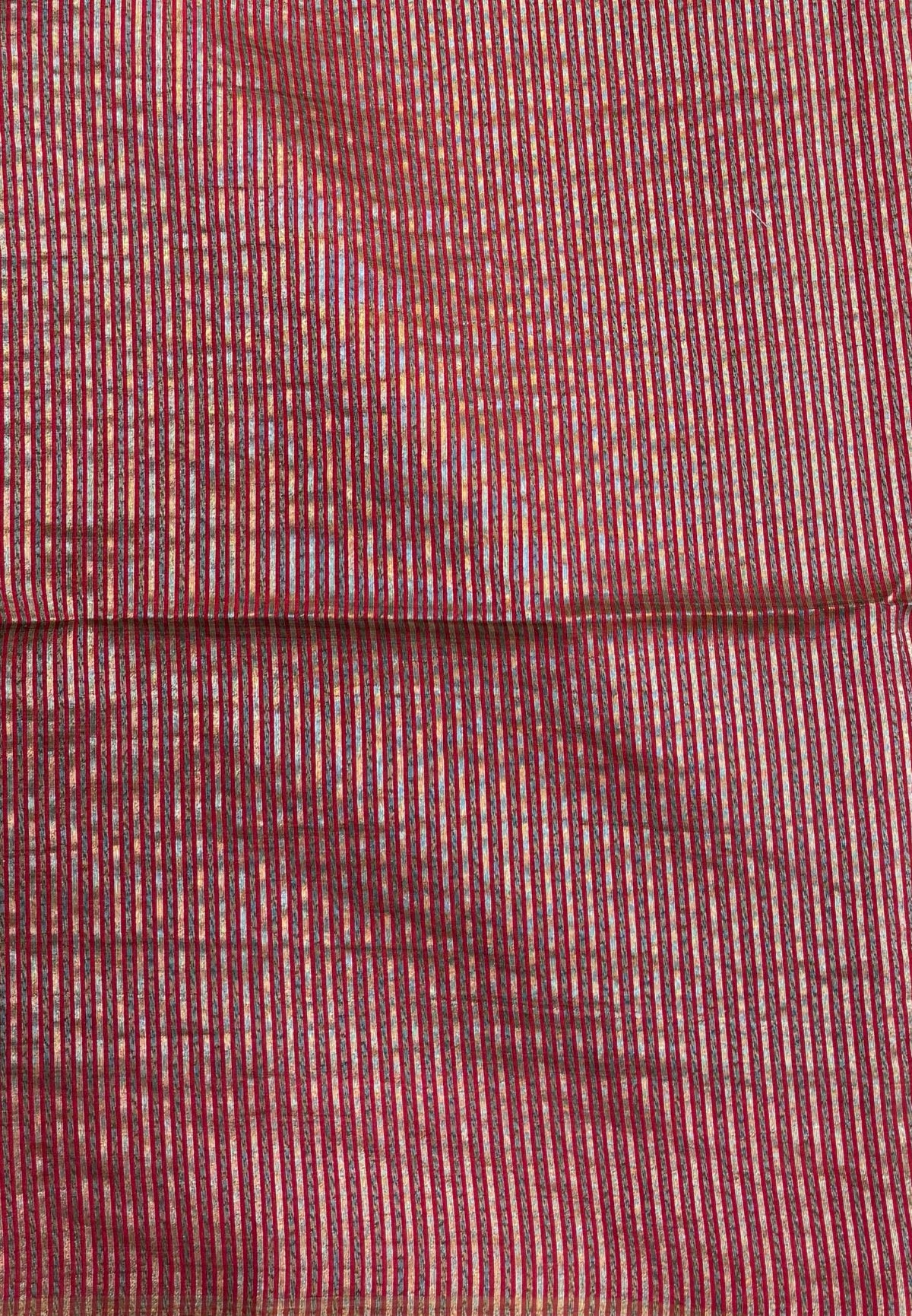 Semi Tussar Saree-Navy Blue in Tower Pattern Border