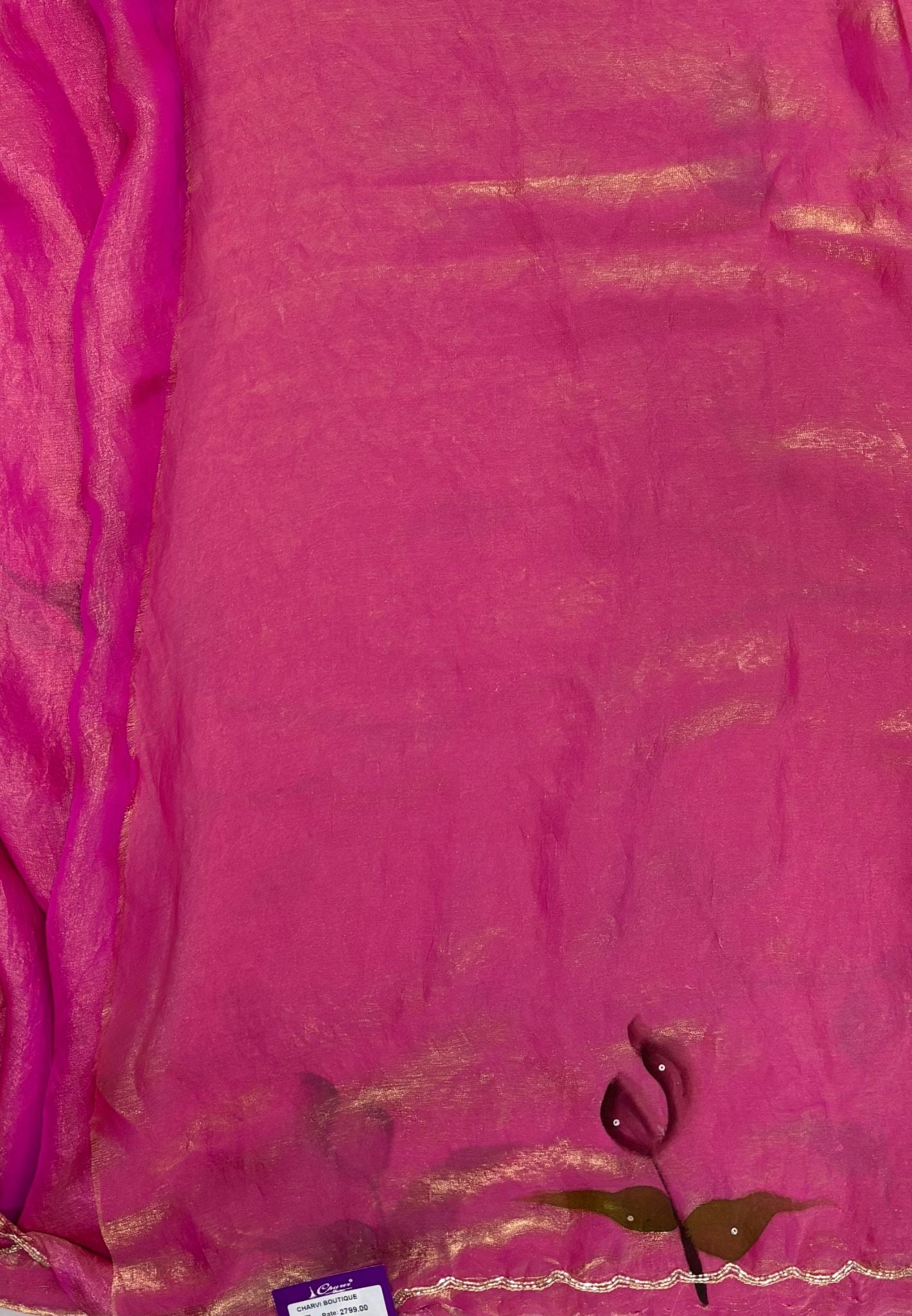 Designer Saree-Pink