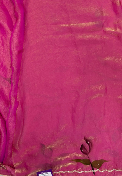 Designer Saree-Pink