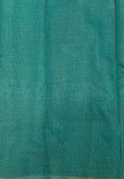 Semi Tussar Saree-Purple in Traditional Floral Zari Stripe with Contrast Border