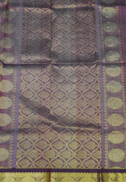 Pure Silk Cotton Saree- Palum Pazhamum Small Checks