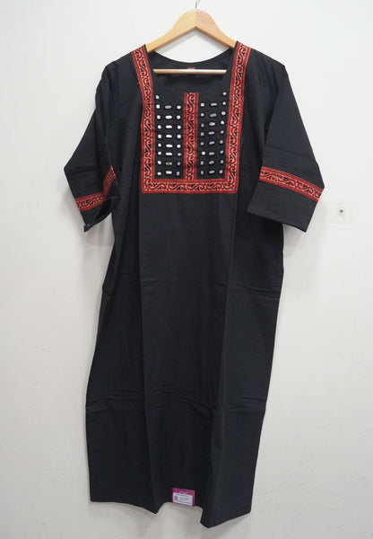 Kurti-Mirror Work