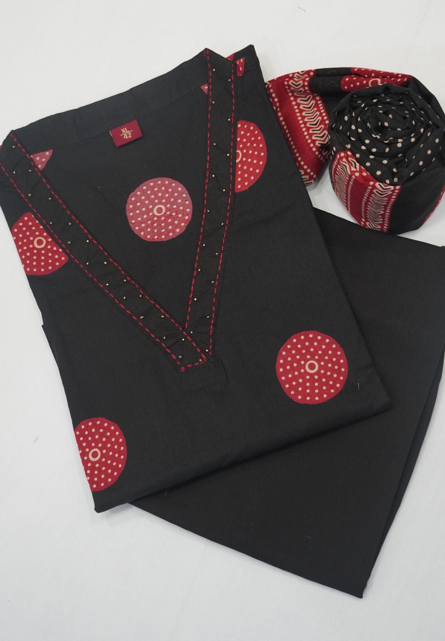 3pcs Salwar Suit -Y Neck