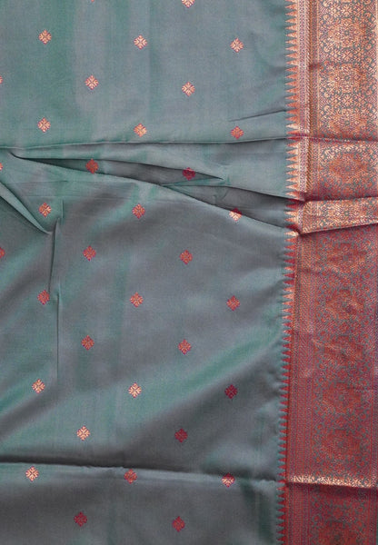 Semi Silk Saree-Purple