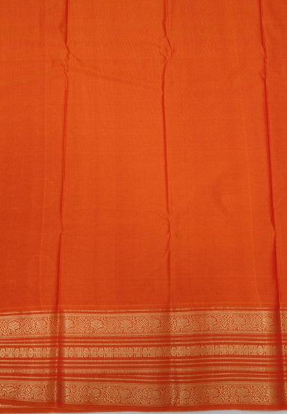 Budget Kanchipuram Saree-Red with Contrast Varisapet Border