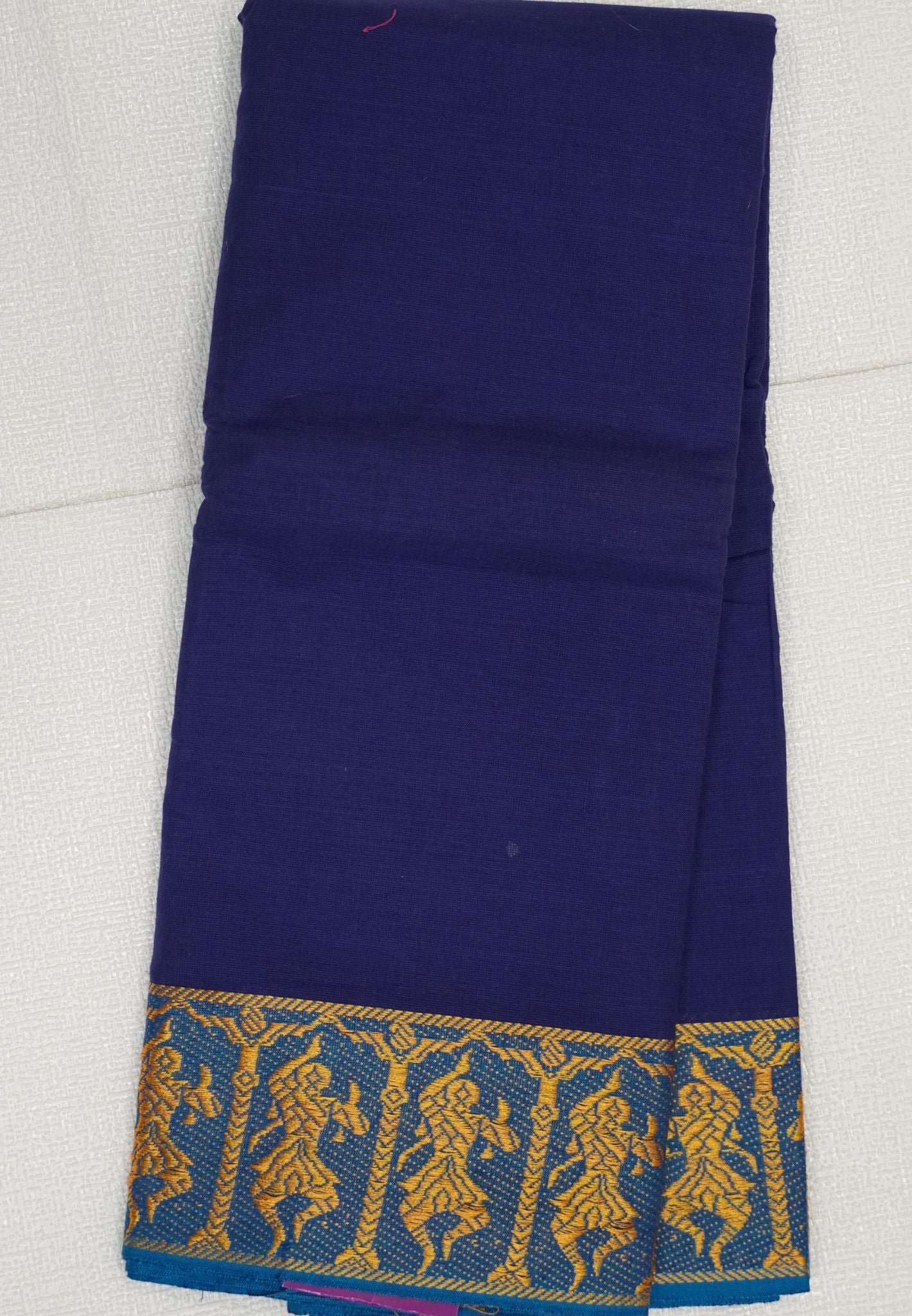 Cotton Dance Saree-Blue