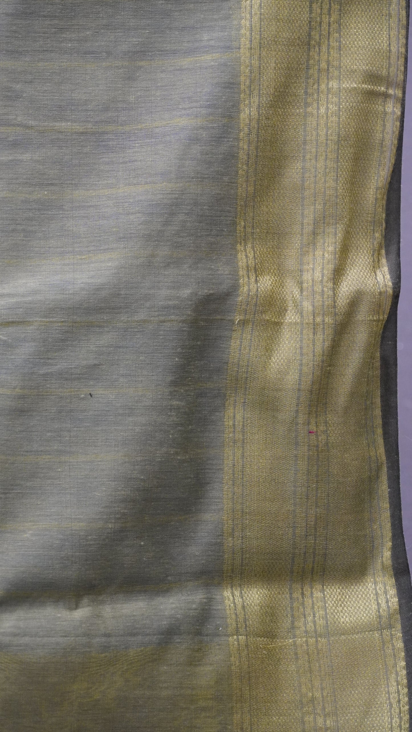 Maheswari Cotton Saree Lines-Grey