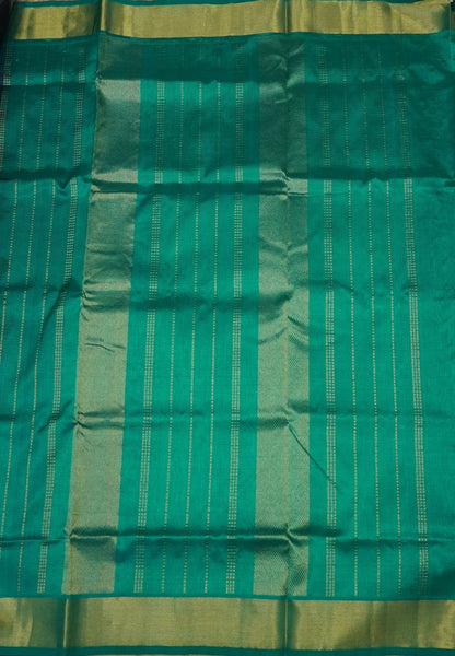 Pure Silk Cotton Saree – Maroon in Big Zari Checks with Tissue Border