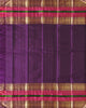 Pure Kanjivaram Saree Onion Purple Half Gold Silk Saree and Contrast Purple  Rich Pallu With Long Annam Butta with Line  Zari Boder thumbnail