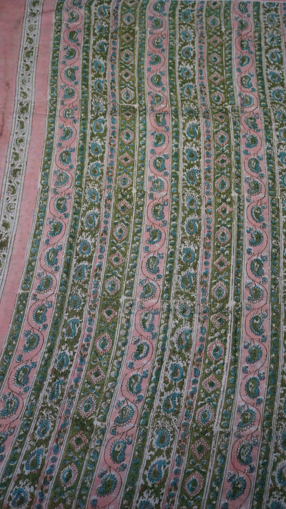 Mul Mul Cotton Saree Floral