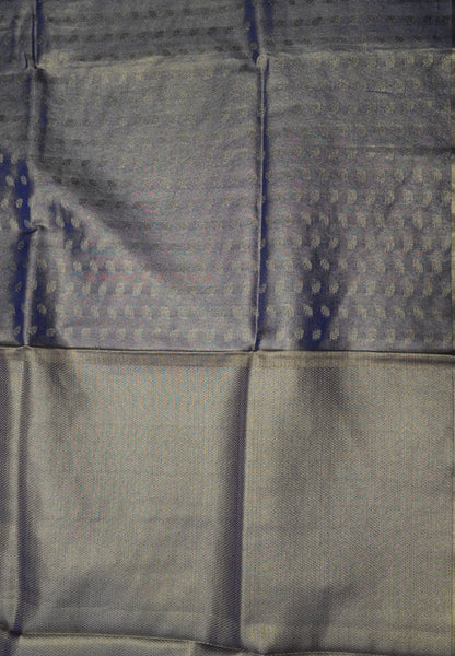 Tissue Silk Saree-Golden Violet