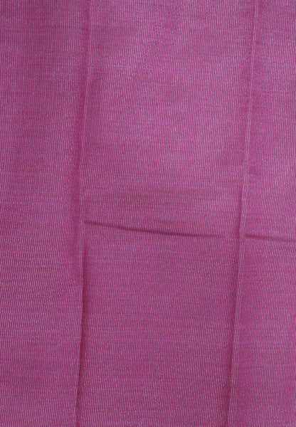 Semi Tussar Saree-Pink with Floral Zari Motif