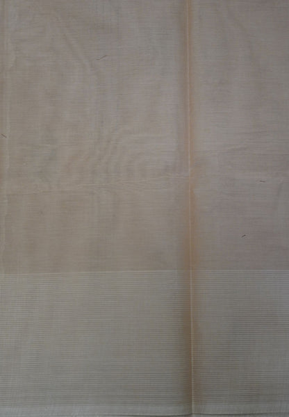 Cotton Saree-Sandal in Thread Work