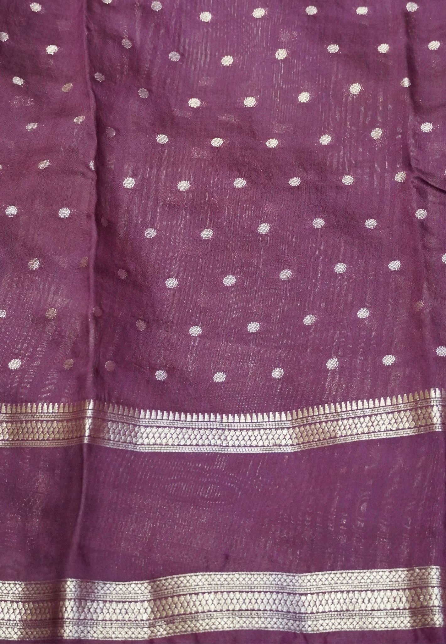 Viscose Saree – Sandal with Rich Contrast Border