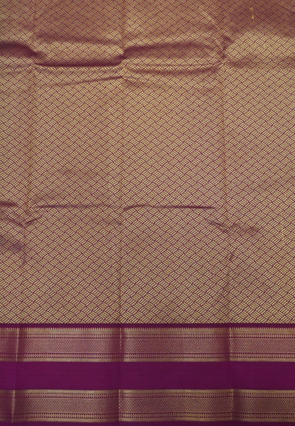 Budget Kanchipuram Saree-Pinkish Mauve with Retapet Border