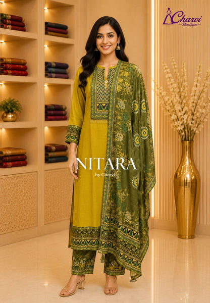 Ethnic Charm 3Pcs Salwar Suit