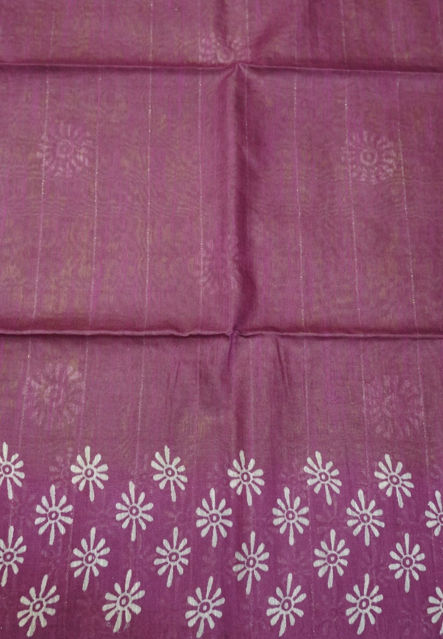 Bhagalpur Cotton Saree-Olive Green