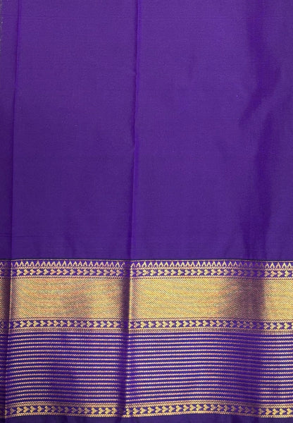 Budget Kanchipuram Saree-Light Green with Contrast Border