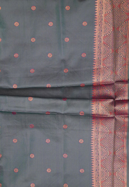 Semi Silk Saree-Purple