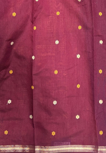 Gaji Silk Saree-Mustard In Warli Tree & Elephant With Contrast Border