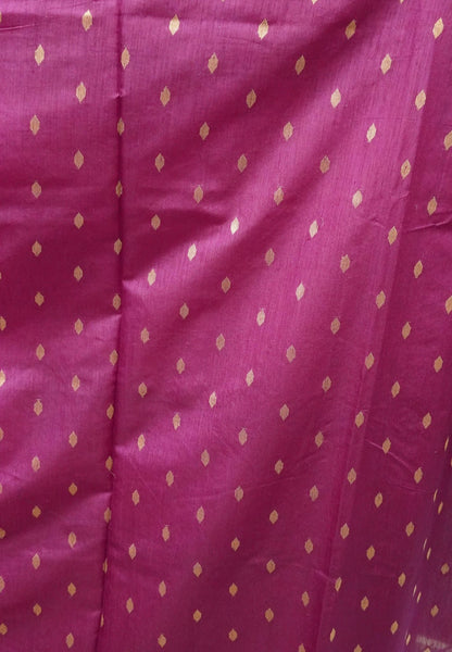 Semi  Tussar Saree - Pink