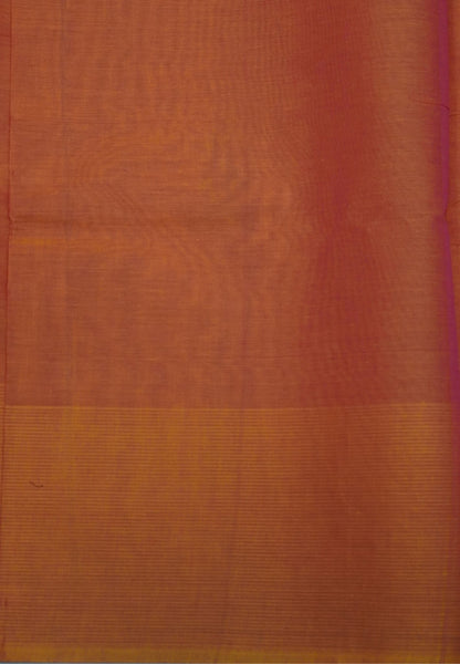 Cotton Saree-Orange in Thread Work