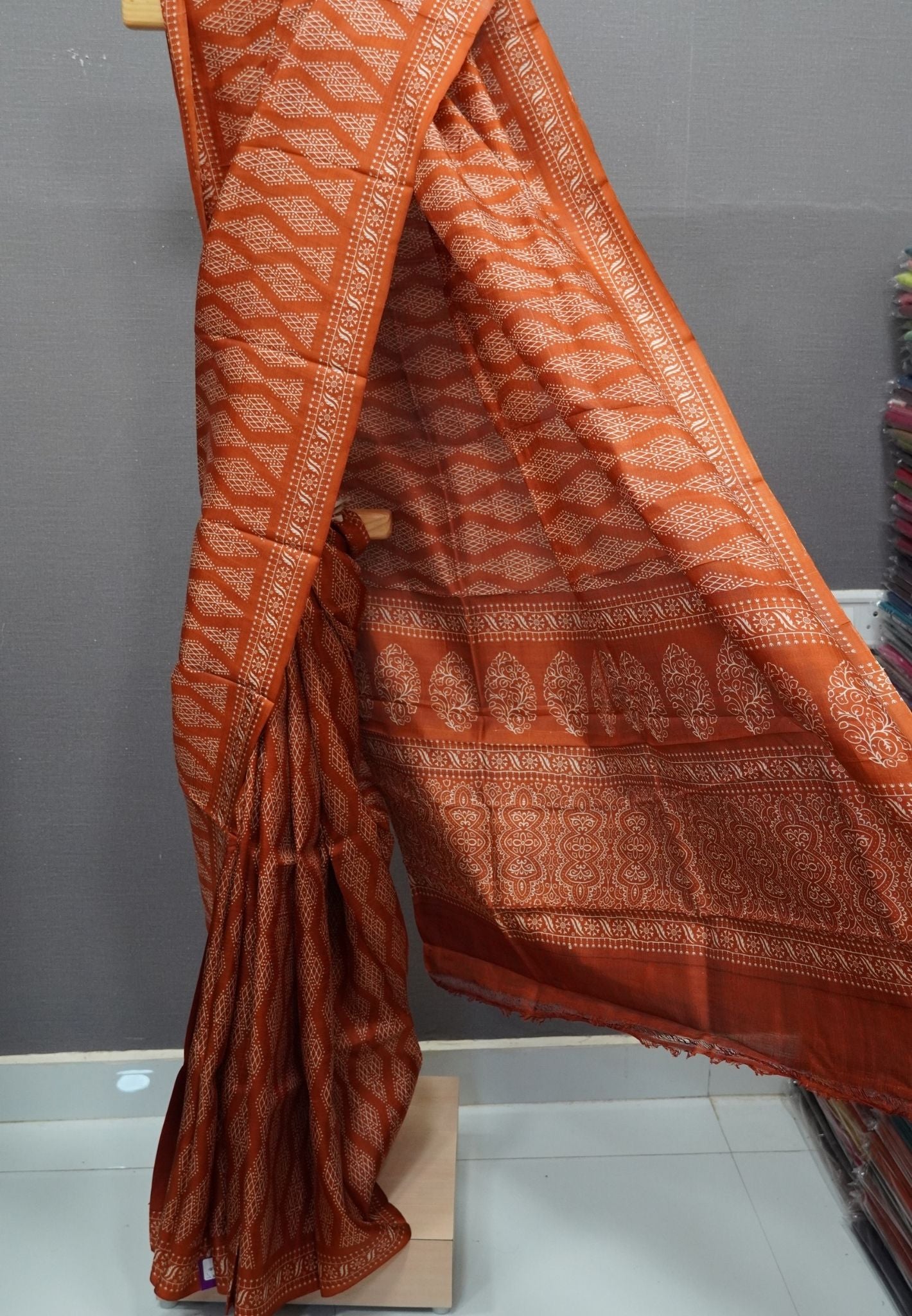 Pure Tussar Saree-Honey